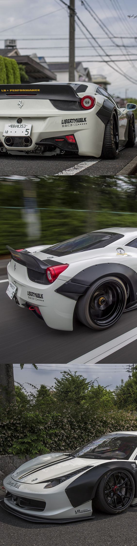 Awesome Cars ‘’ Liberty Walk Ferrari 458 Italia ‘’ Cars Design And Concepts, Best Of New Cars