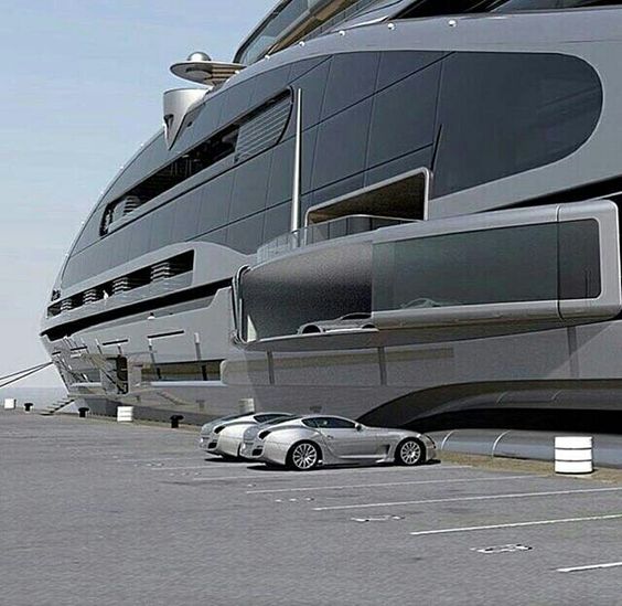 We Are Talking Major Money Here - Check Out The Cars And The Yacht - Cars And Yachts