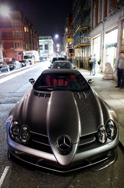 The machine enslaves, the hand sets free - Mercedes SLR 722