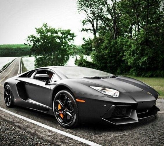 The best built cars in the world  - Lamborghini Aventador, Matte Black