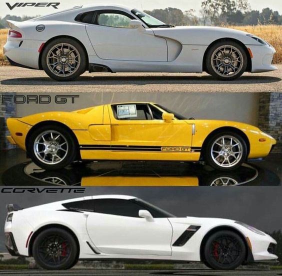 Viper,  Ford GT,  Corvette Vote, Which One Would You Drive