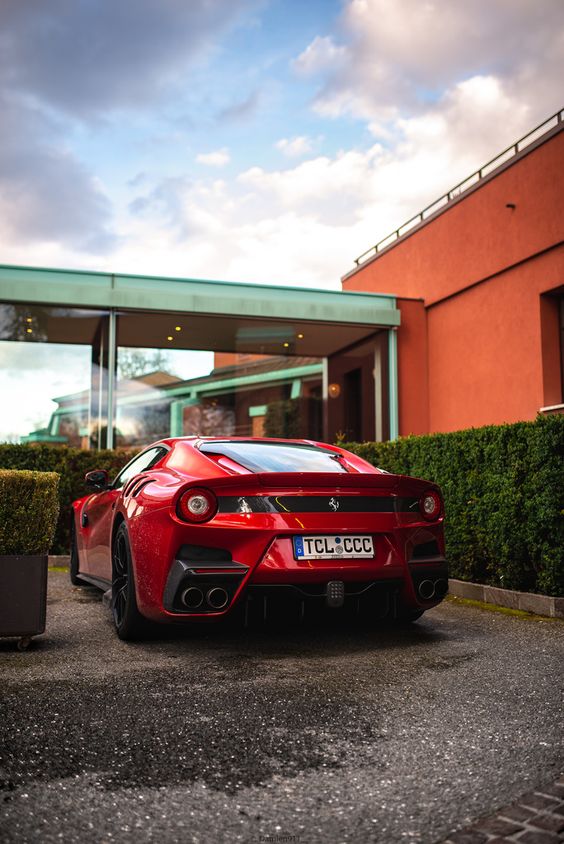 Drive slow and enjoy the scenery - drive fast and join the scenery - Ferrari F12 TDF
