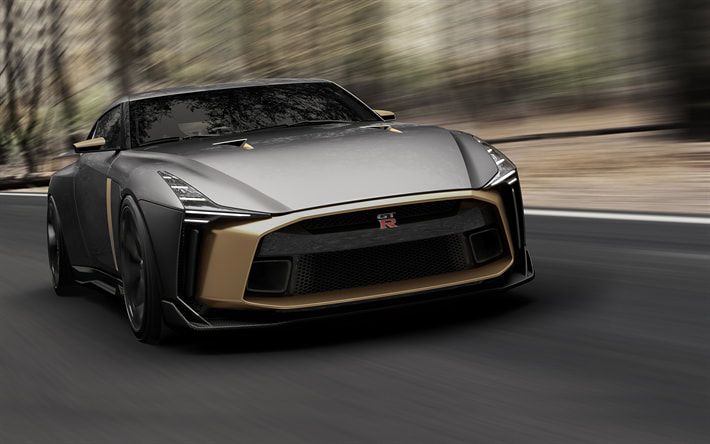 2019 Nissan GT-R50 Concept, Cool Japanese sports car, 2019 GT-R50