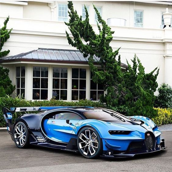 When I feel a little down, I  drive my 2019 Bugatti Vision GT