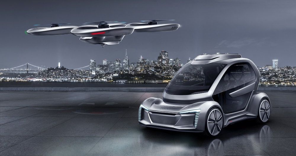 Audi Pop.Up Next: the autonomous flying car of Italdesign and Airbus